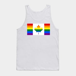 Canada LGBTQ Pride Flag Tank Top